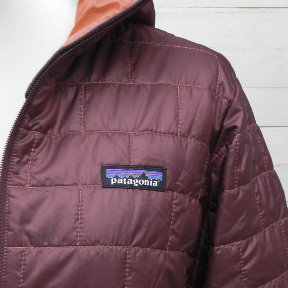 Patagonia Women's Nano Puff Hoody Jacket • Oxblood Red • Sz L - Picture 3 of 14
